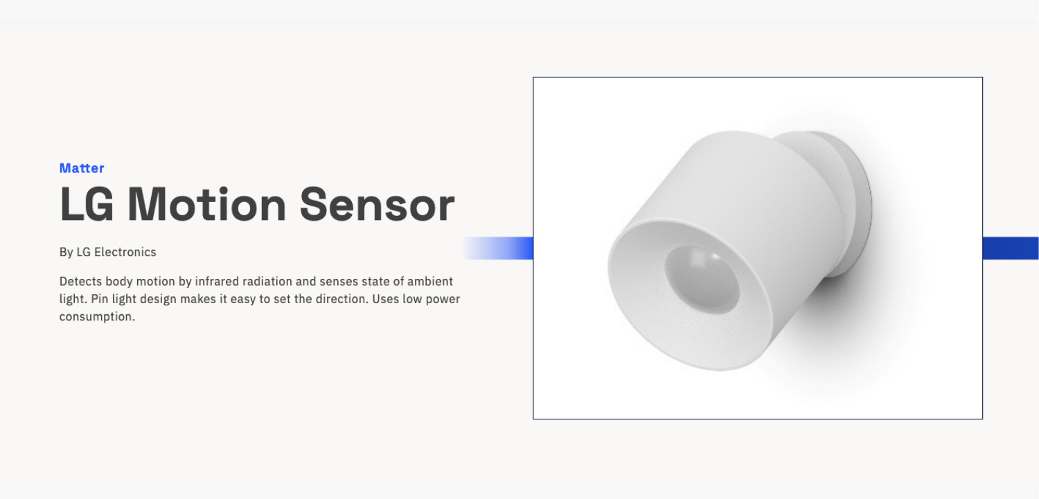 LG Motion Sensor