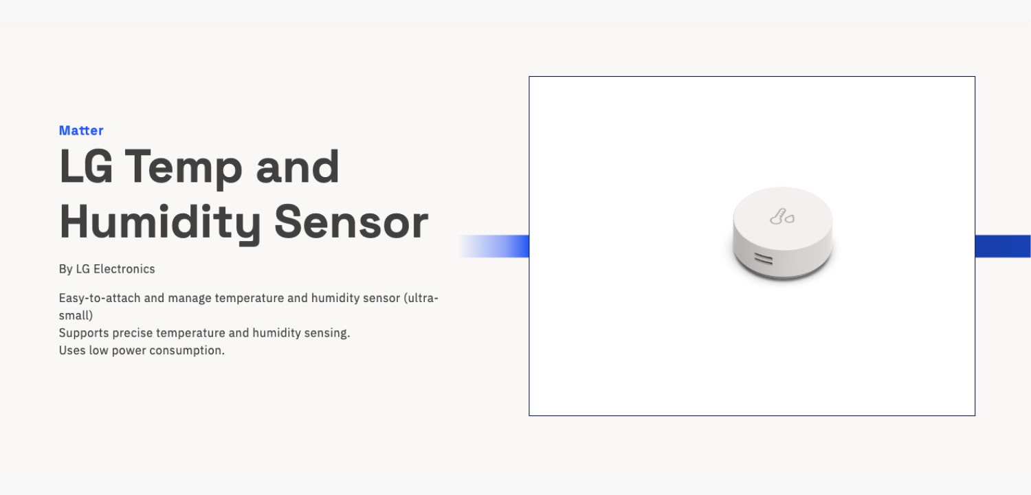 LG Temp and Humidity Sensor