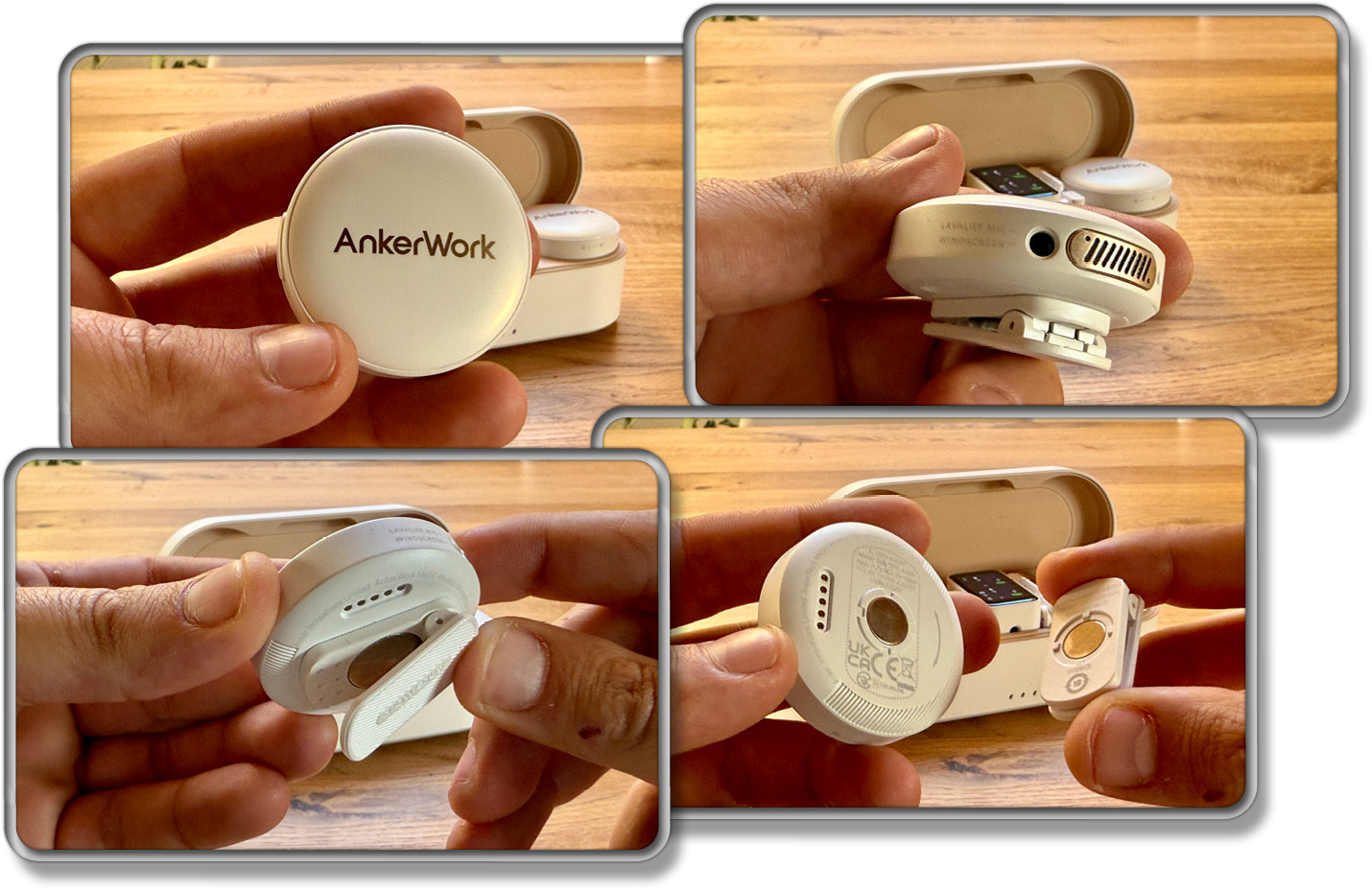 So sieht eines der Sender-Mikrofone aus