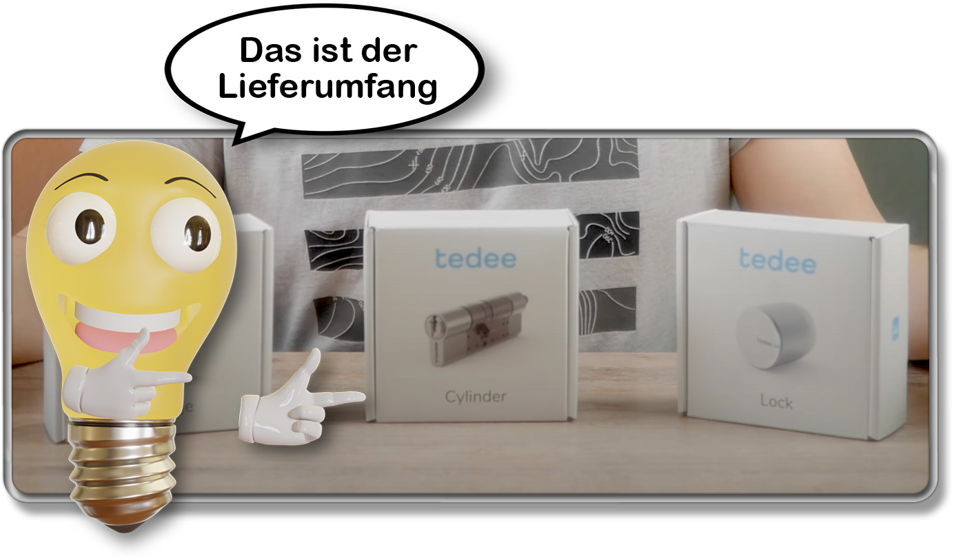 Das ist der Lieferumfang des Tedee PRO