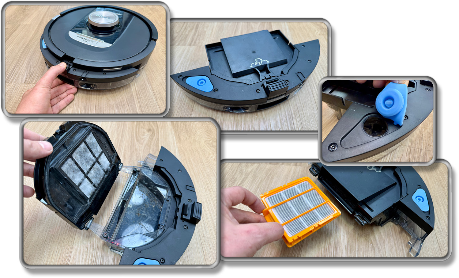 Das ist der eingesetzte Kombitank, der einfach aus dem Heck gezogen werden kann