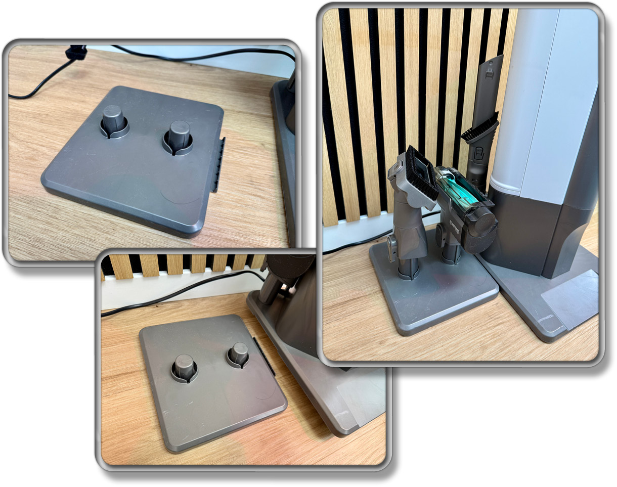 Das ist die Ablage für das Zubehör