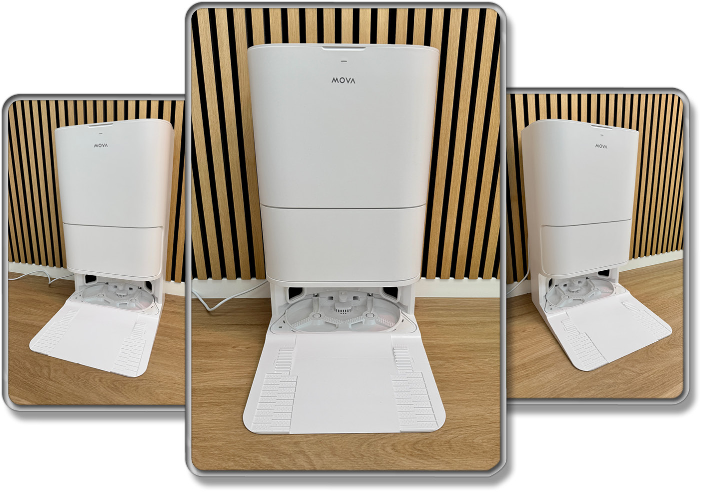 Das ist die Reinigungsstation des Mova E30 Ultra