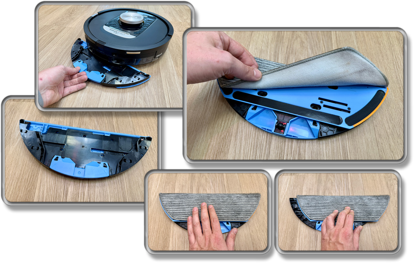 Das ist die mitgelieferte Wischplatte des Shark PowerDetect 2-in-1