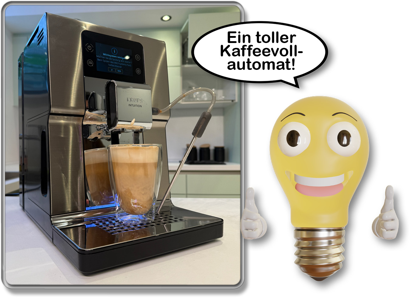 Der Krups Intuition Experience+ konnte im Test überzeugen