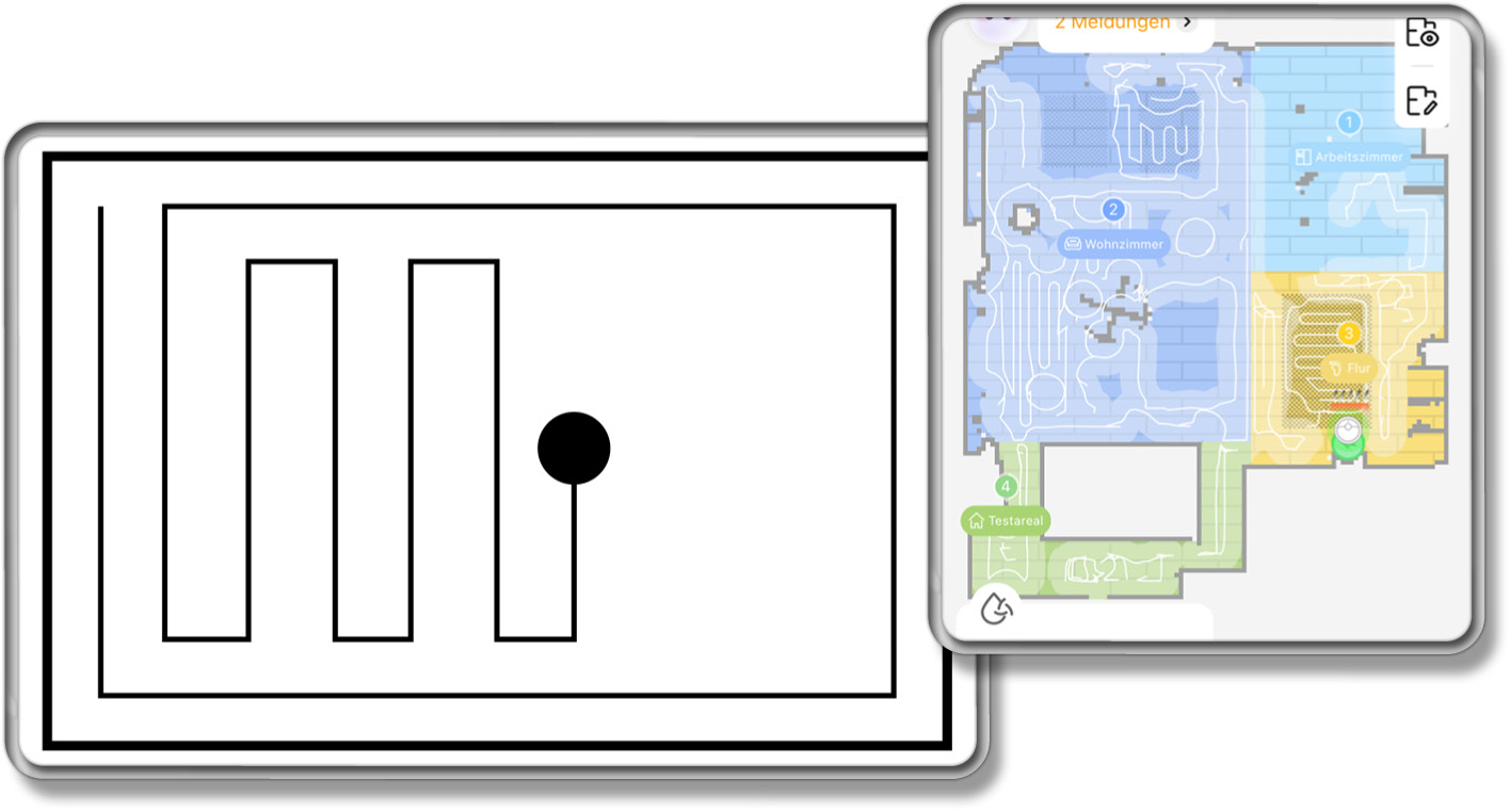 Der Mova E30 Ultra navigiert intelligent in geraden Bahnen