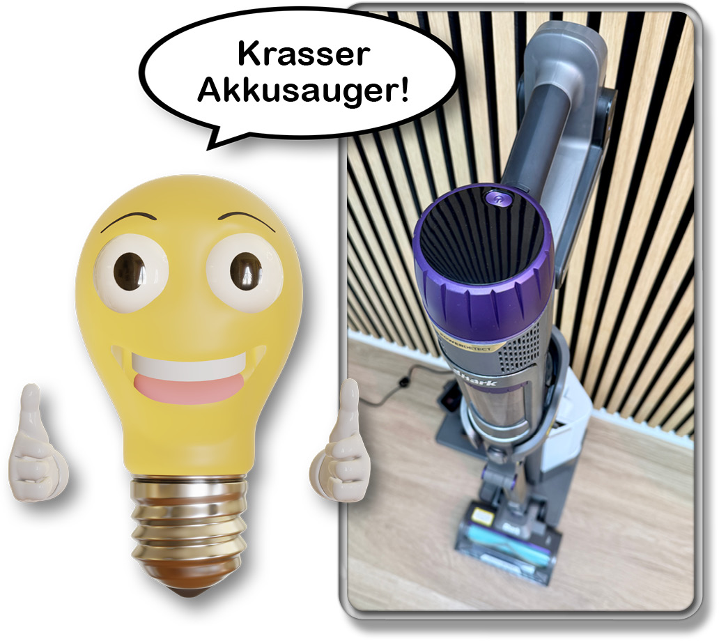 Der Shark PowerDetect Akkustaubsauger mit Absaugstation hat kaum Mängel und ist ein krass gutes Gerät