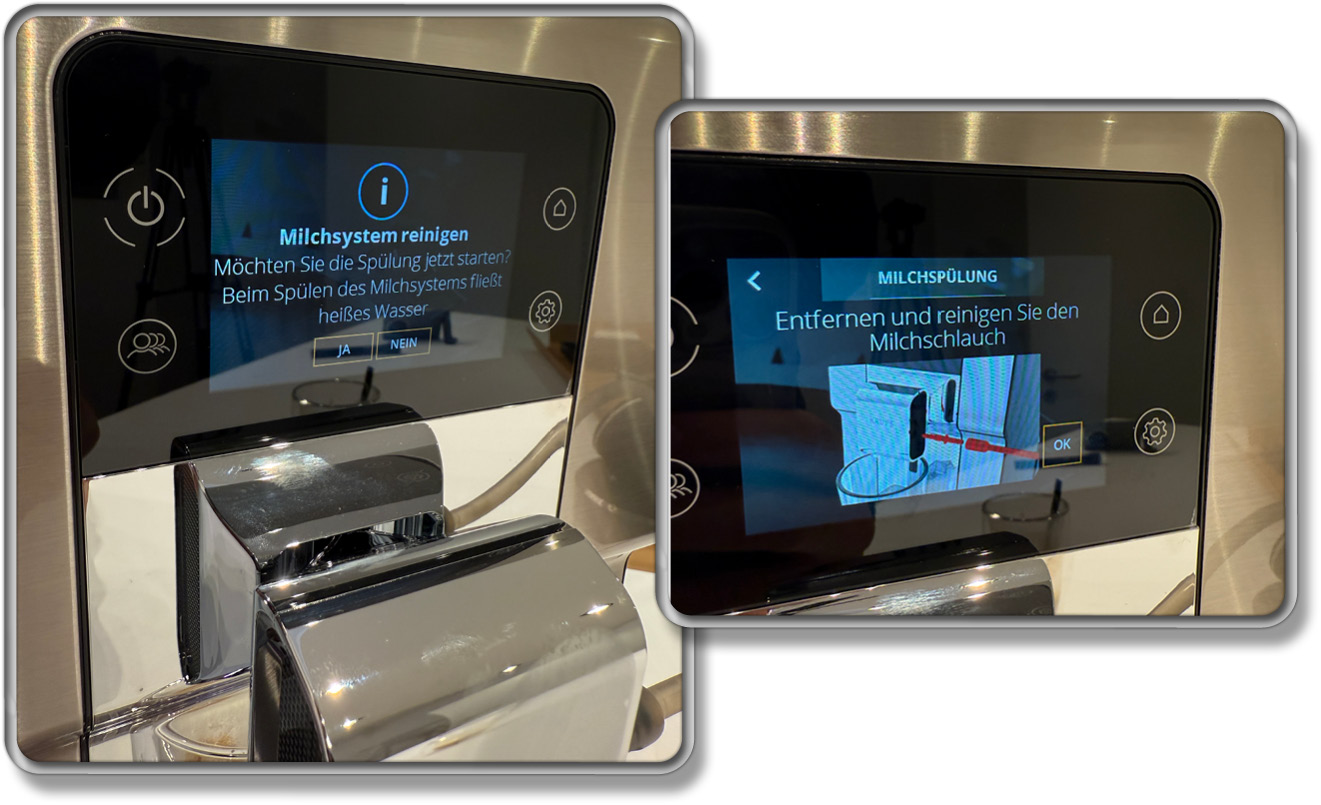 Die Reinigung des Krups Intuition Experience+ ist nicht schwer, aber notwendig