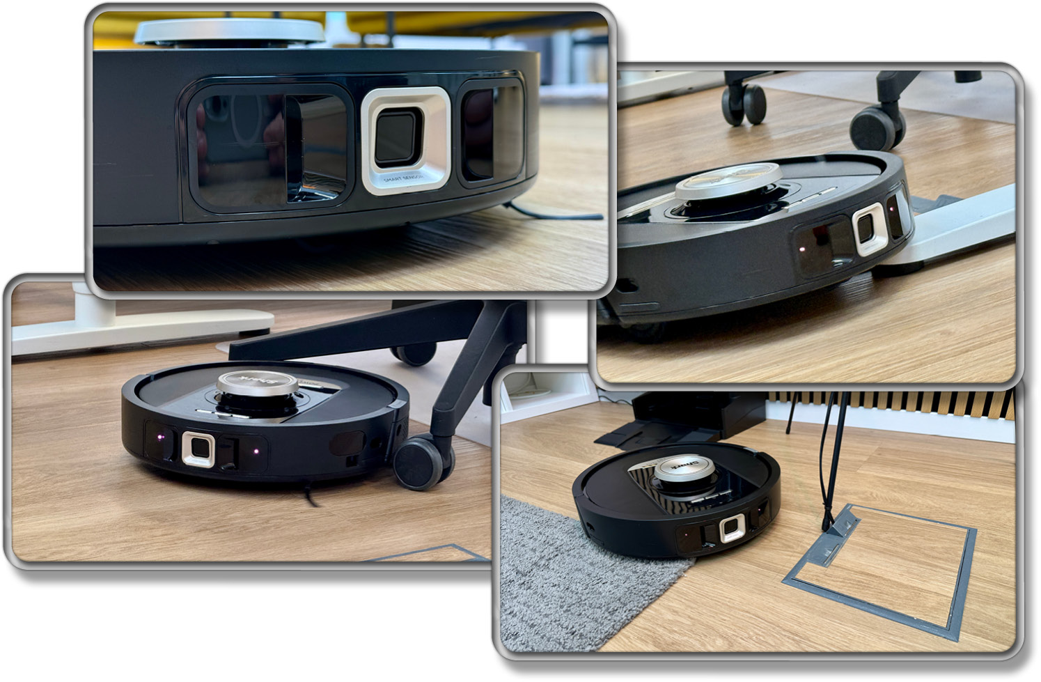 Mit größeren Hindernissen kommt er gut zurecht