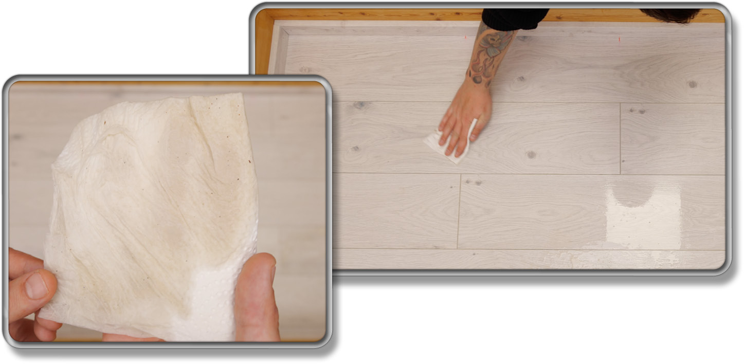 Schmutz war nicht mehr viel da, jedoch nässe durch und durch