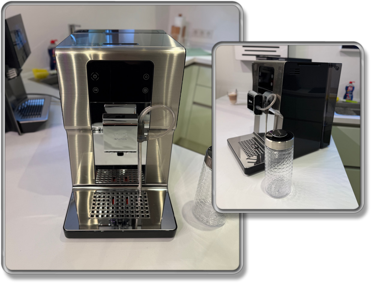 So sieht der Krups Intuition Experience+ Kaffeevollautomat aus