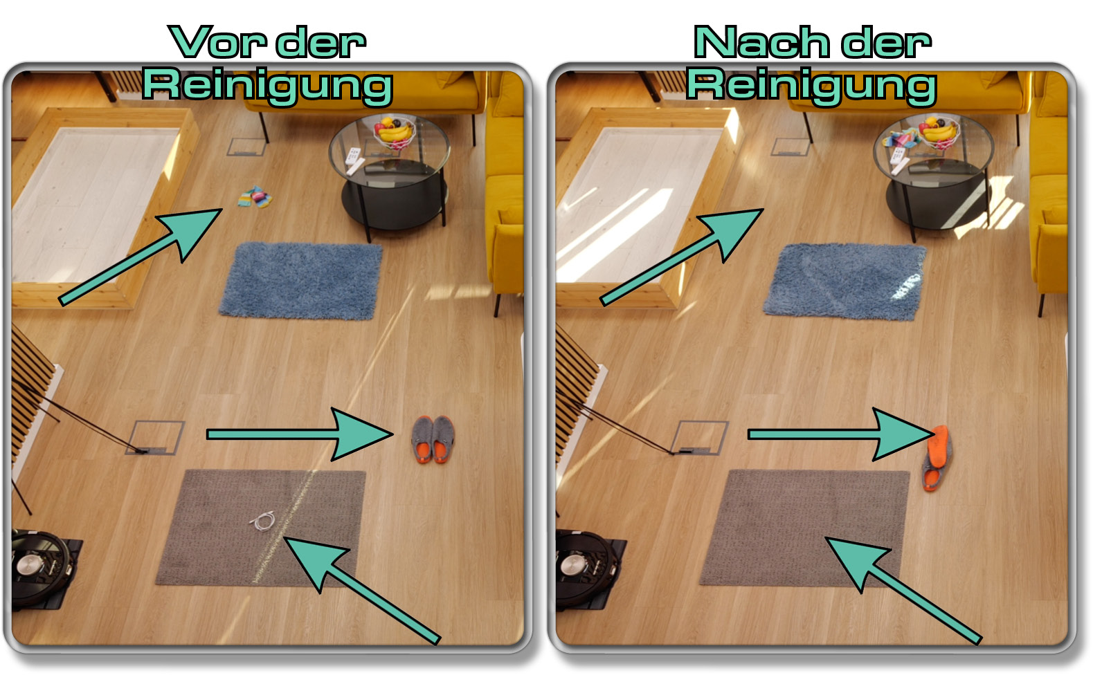 Wie man sieht, hat er alles an Hindernissen überfahren oder gefressen