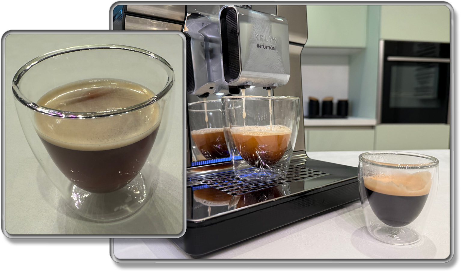 Wir bereiten einen Kaffee zu