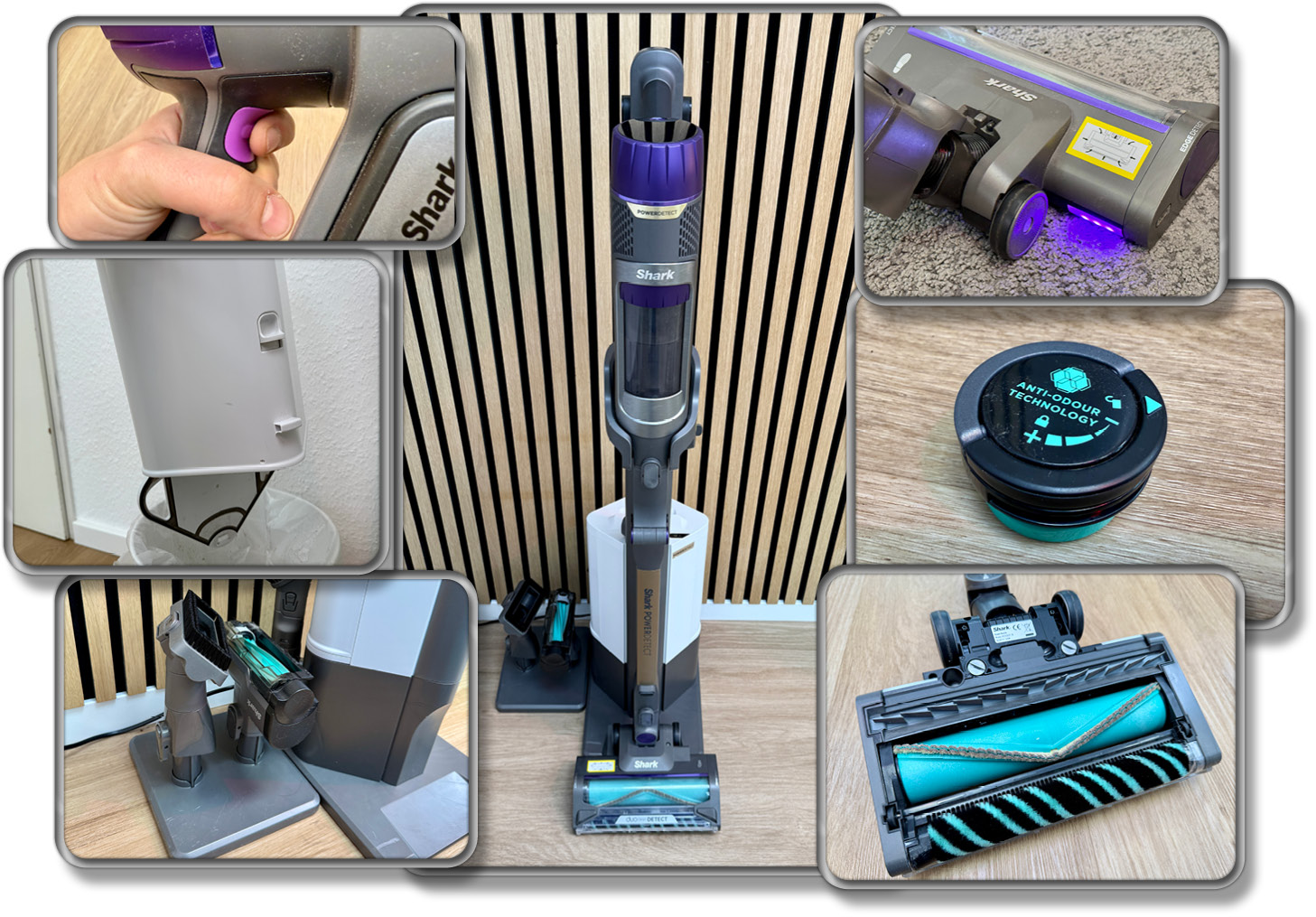 Wir haben den neuen Shark PowerDetect Akkustaubsauger mit Absaugstation für euch getestet