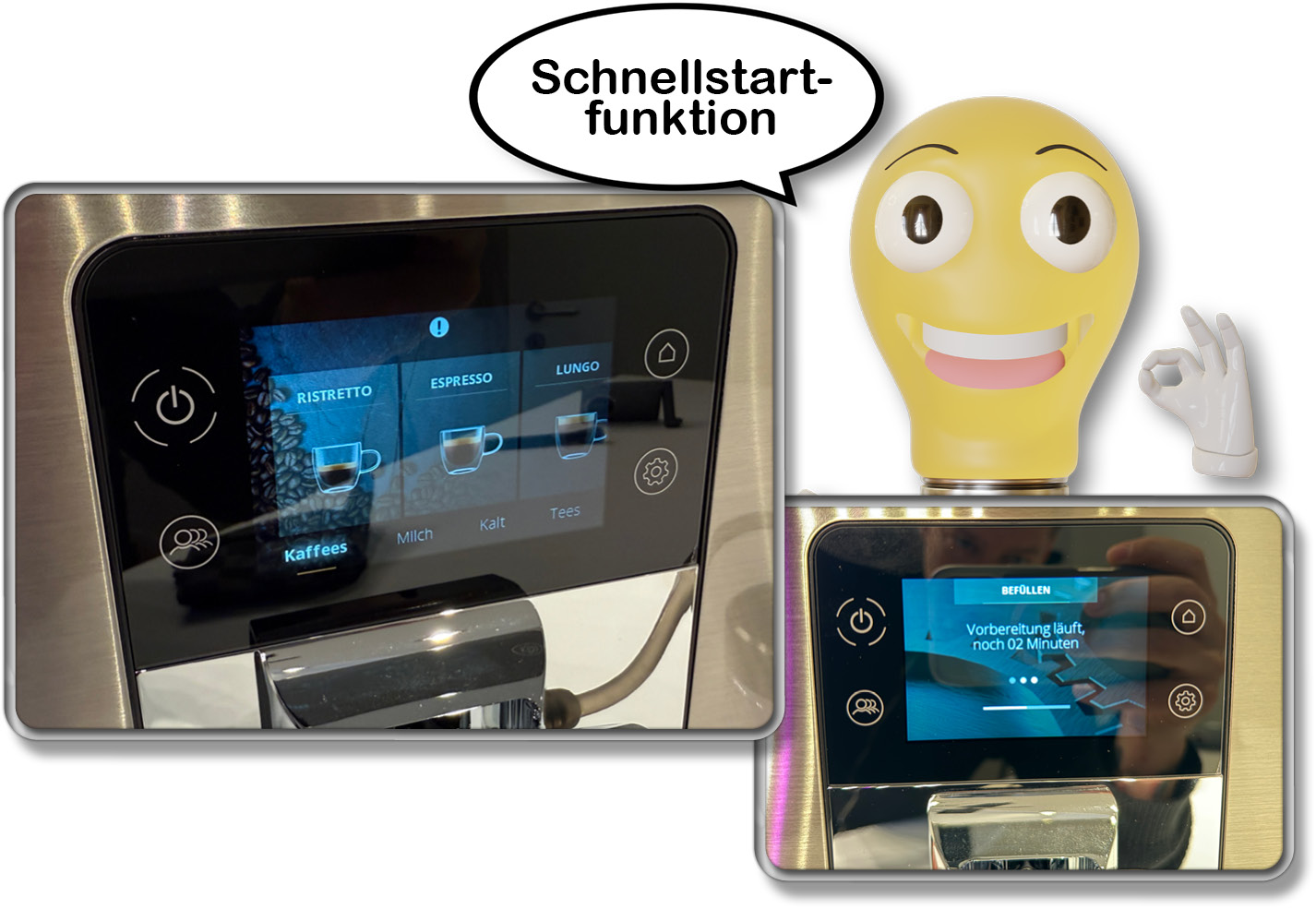 Wir zeigen euch, wie gut sich die Krups Intuition Experience+ bedienen lässt