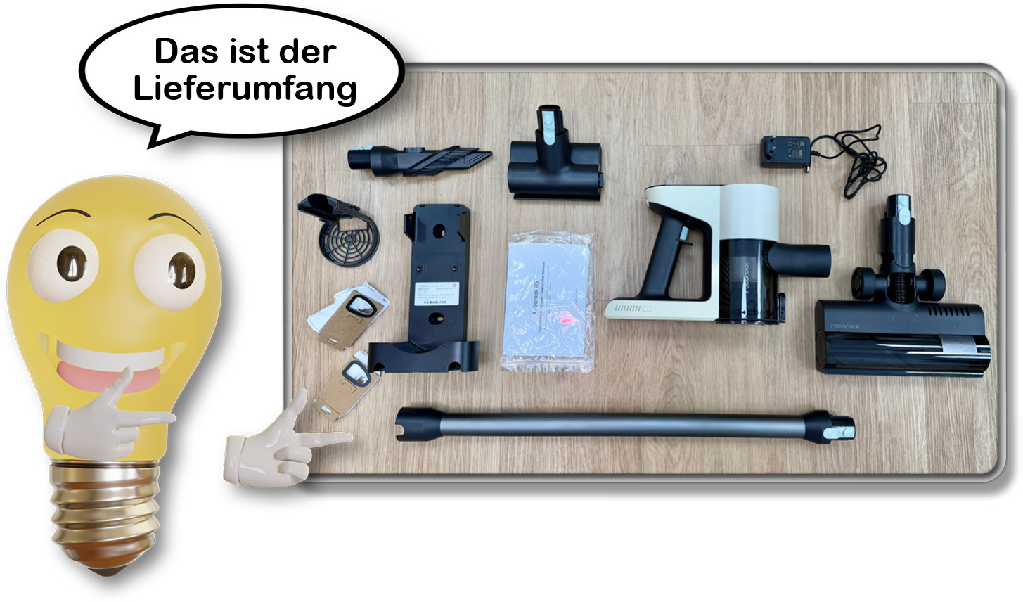 Das ist der Lieferumfang des Roborock H5