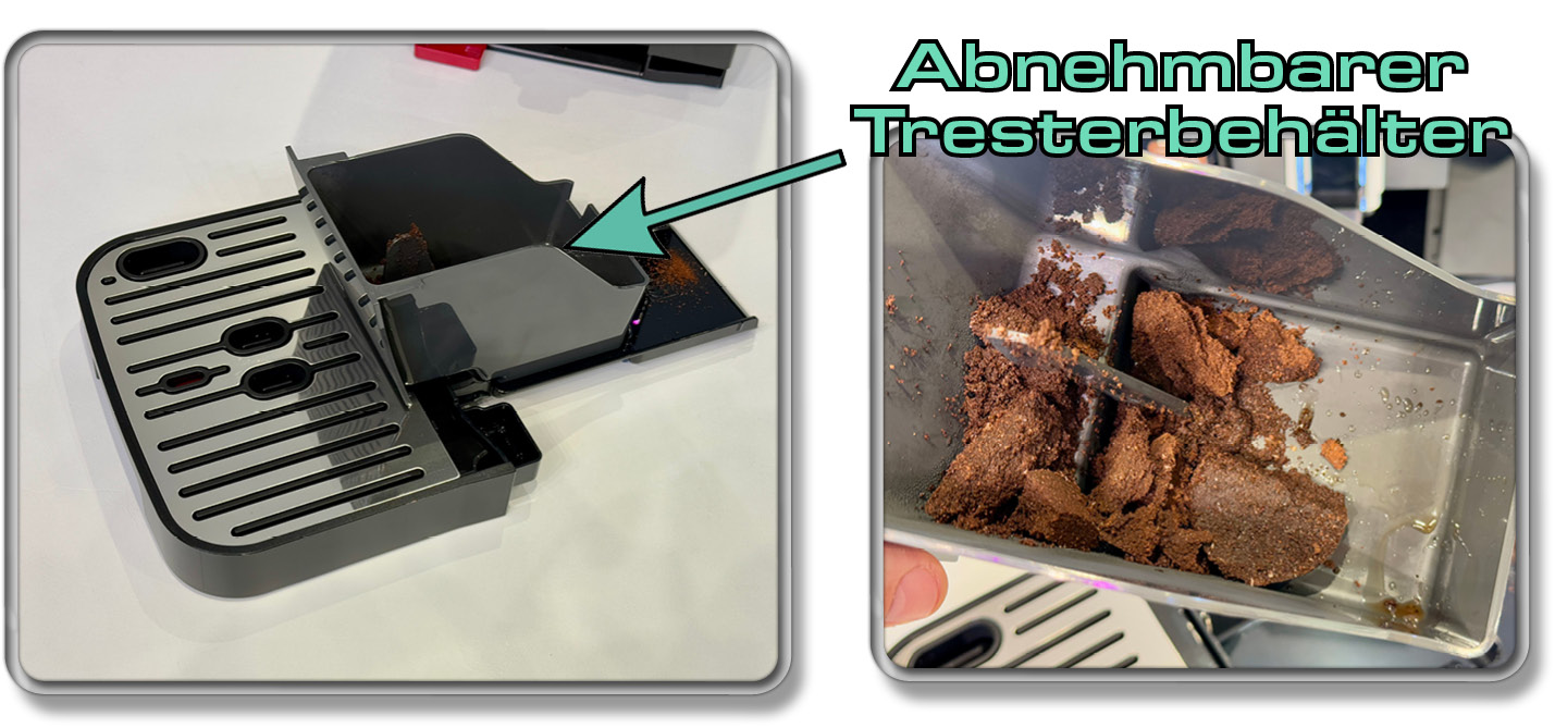 Das ist der gräuliche Tresterbehälter