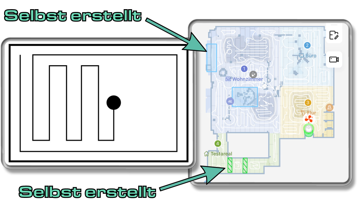 Der Dreame X50 Ultra Complete navigiert in Bahnen und erstellt eigens eine Karte des Haushaltes