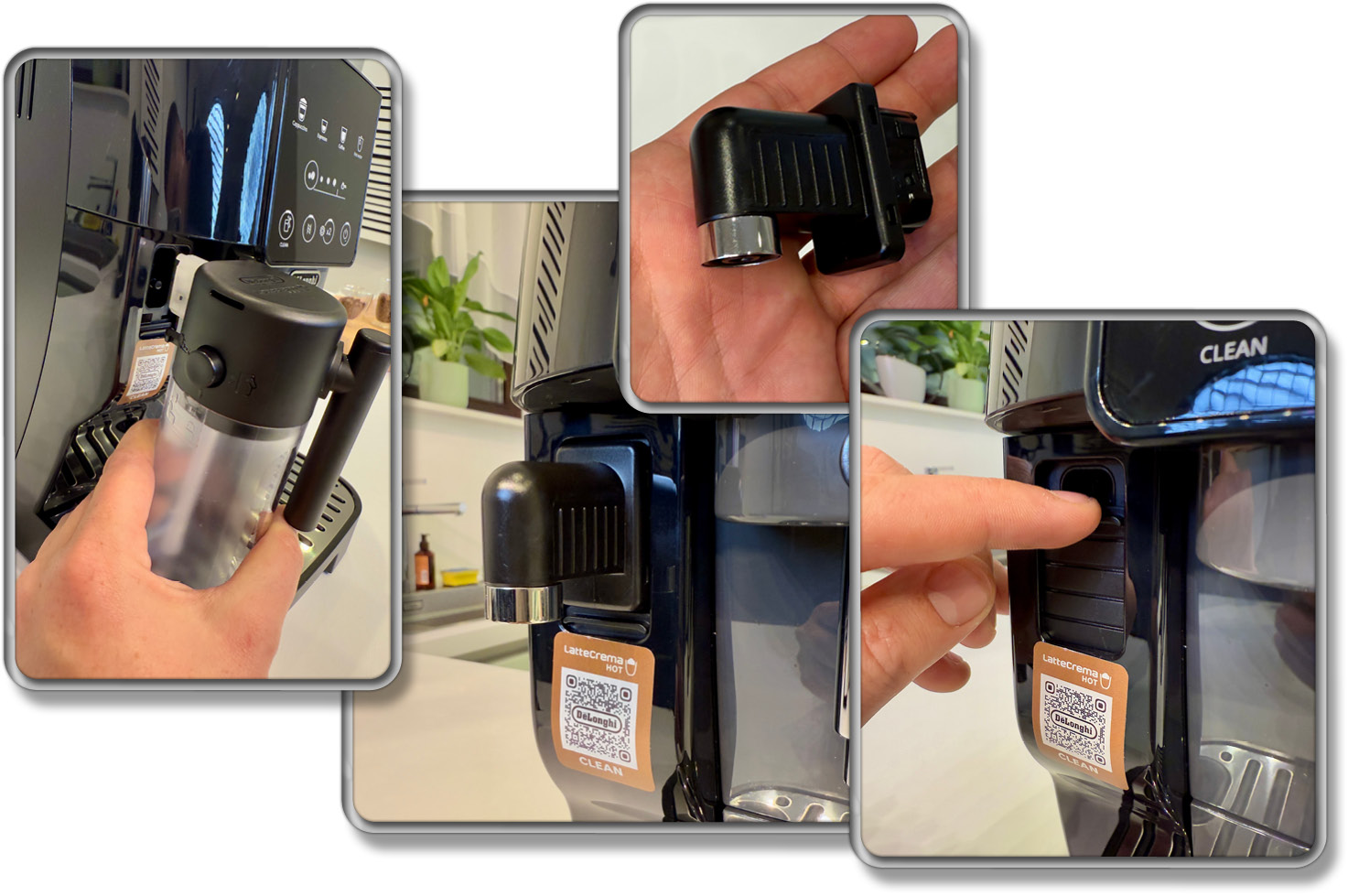 Die De'Longhi Magnifica Start Kaffeemaschine besitzt einen separaten Wasserauslass