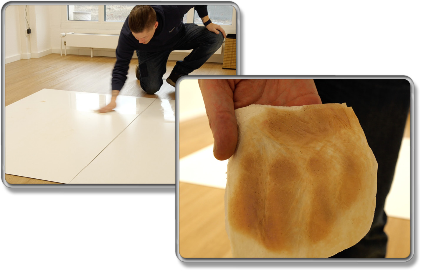 Die Schmutzaufnahme selbst hätte besser sein können