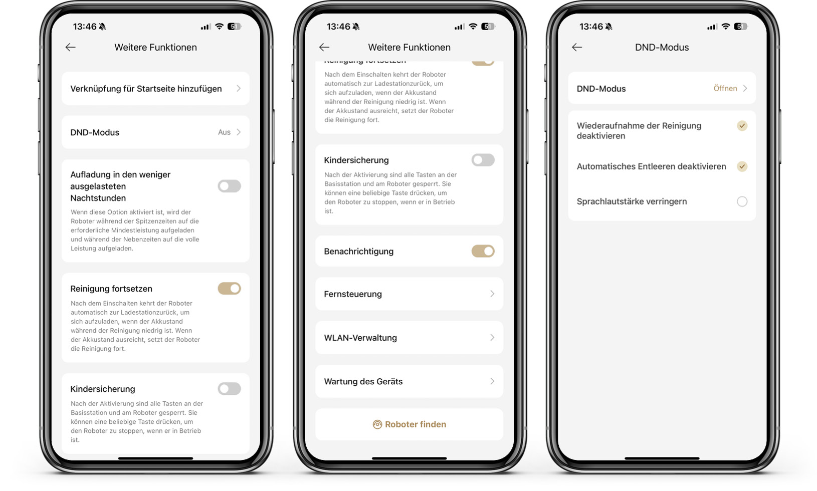 Dreame X50 Ultra Complete - App - Robotereinstellungen