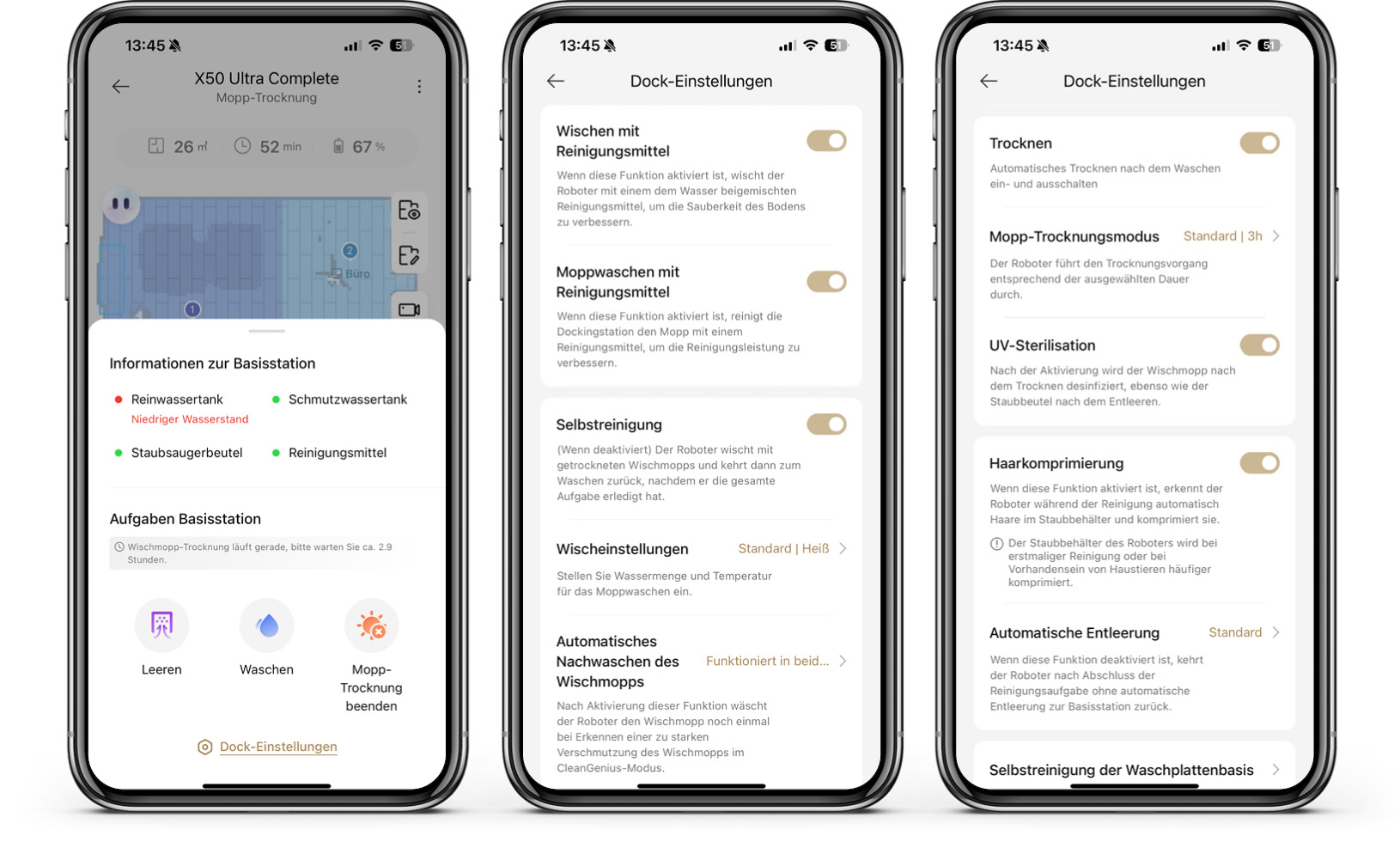 Dreame X50 Ultra Complete - App - Station