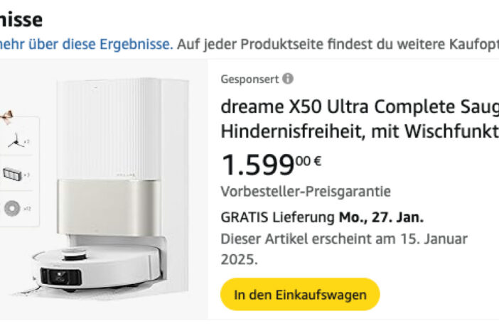 Dreame X50 Ultra bei Amazon