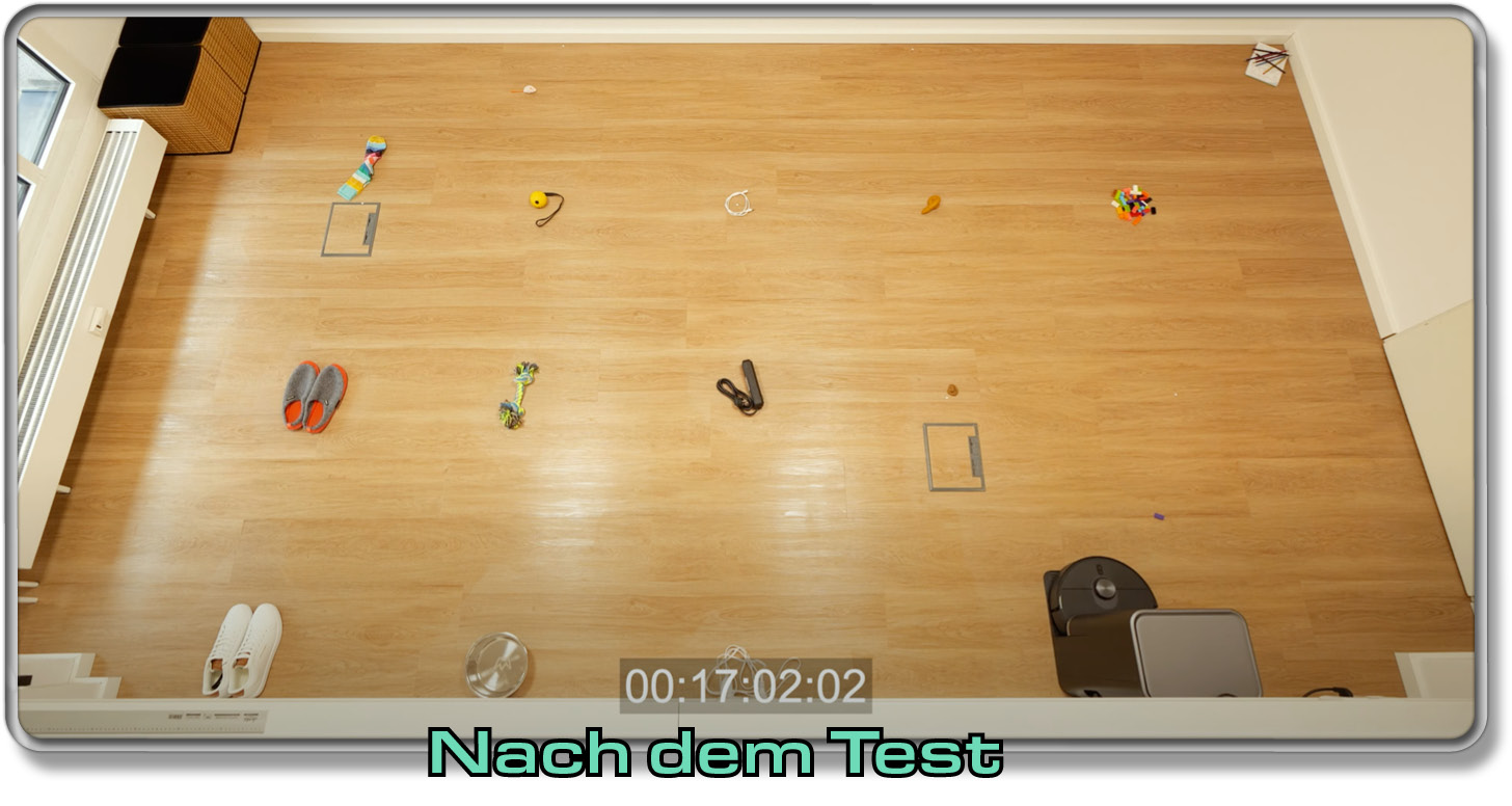 So sieht das Ergebnis nach dem Test der Obstacle Avoidance aus