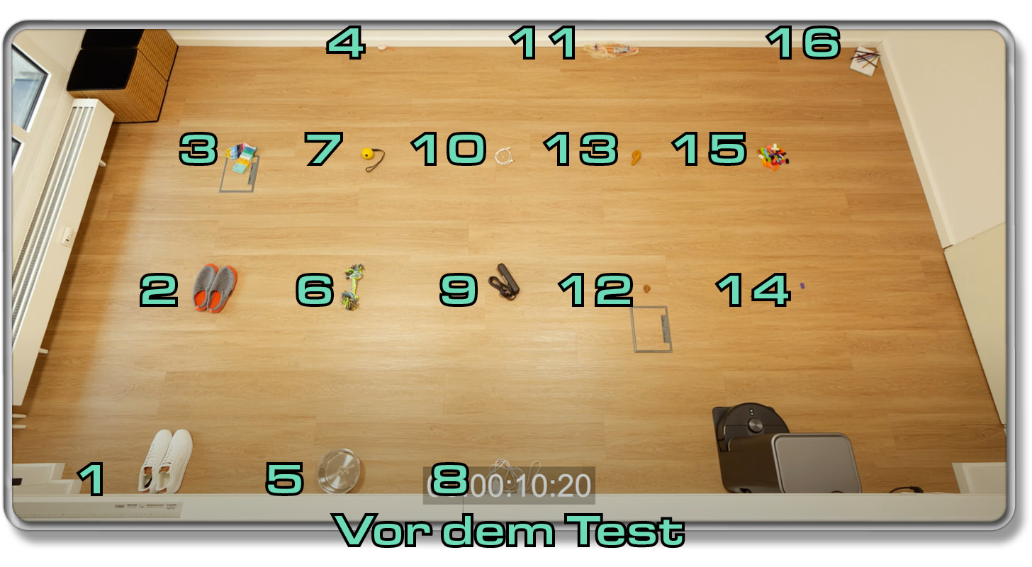 Wir testen die Obstacle Avoidance des Xiaomi X20 Max mit verschiedenen Hindernissen