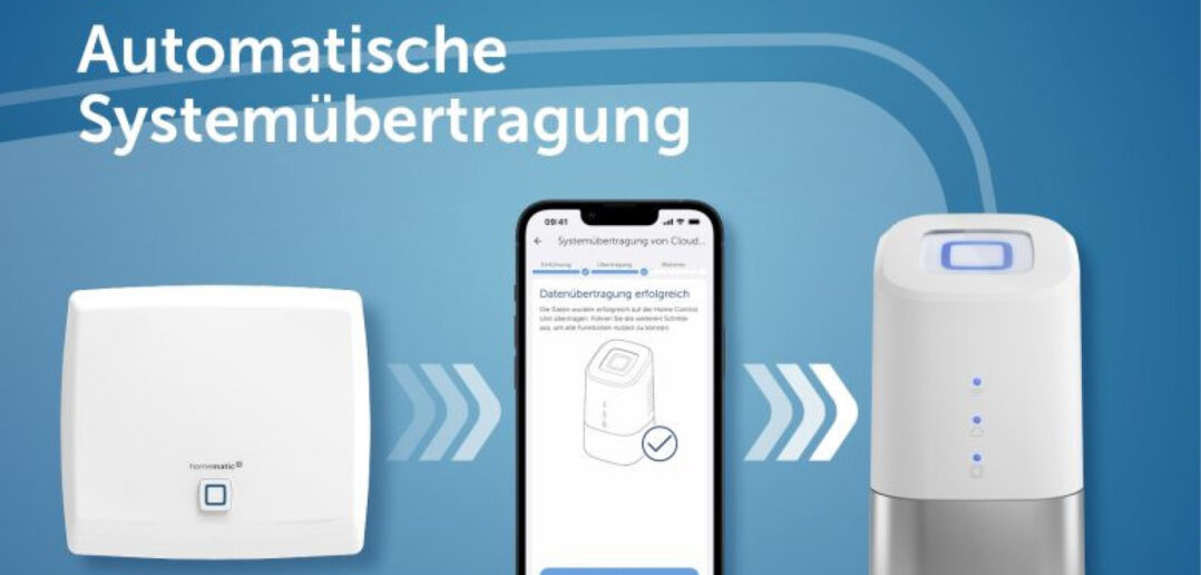 Automatische Systemübertragung Homematic IP
