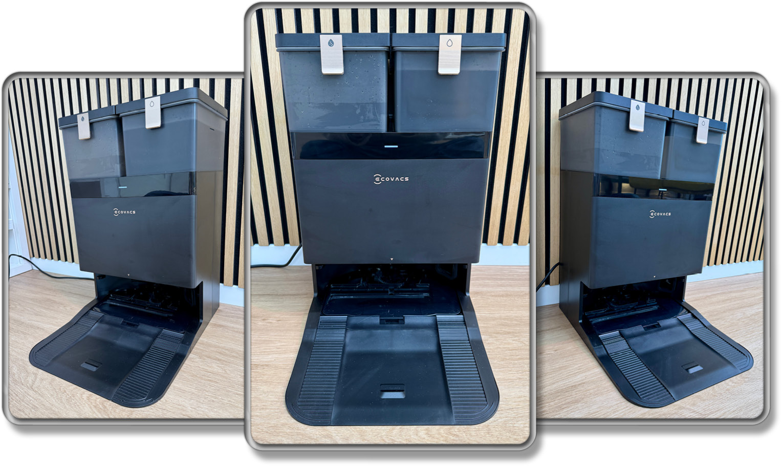 Das ist die Reinigungsstation des ECOVACS DEEBOT X8 PRO OMNI