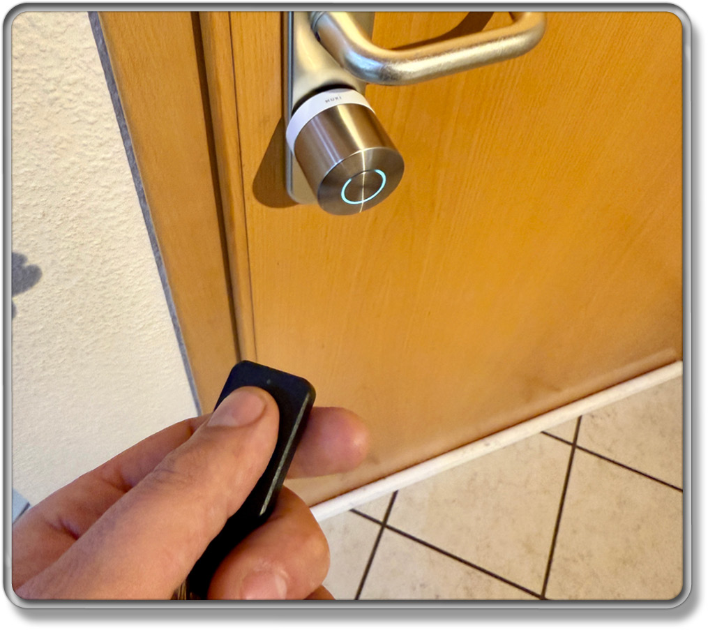 Der Nuki Fob hat jedes Mal die Türe aufgeschlossen