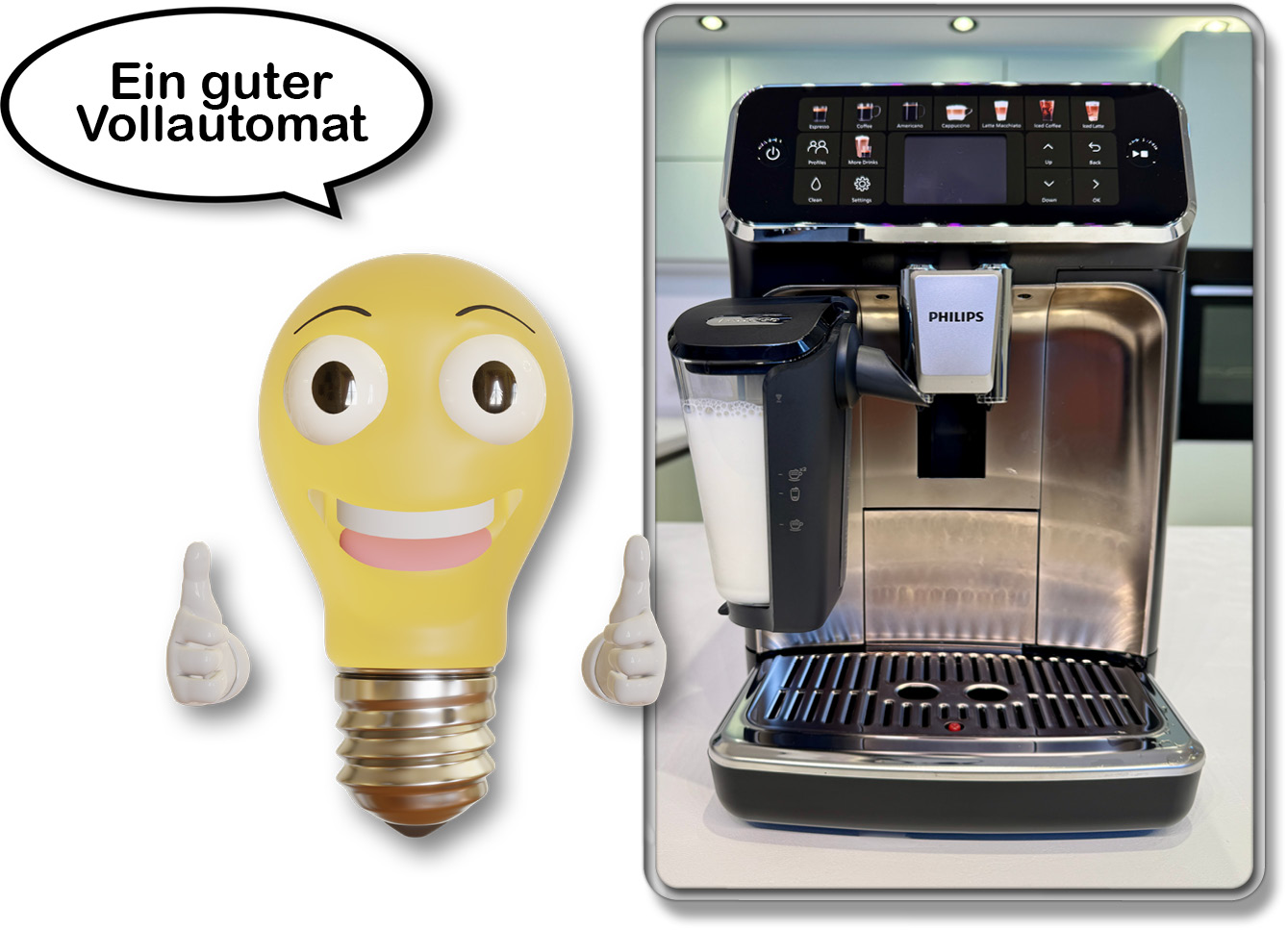 Der Philips Series 5500 Kaffeevollautomat hat sich im Test beweisen können