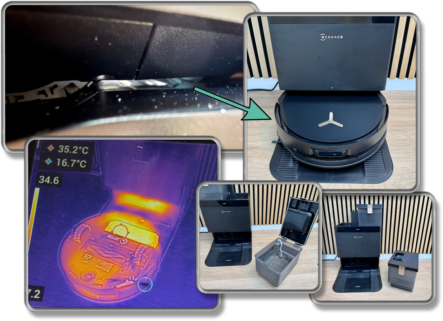 Die Moppwäsche wird mit heißem Wasser durchgeführt