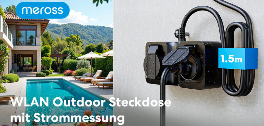 Meross Outdoor Doppelsteckdose