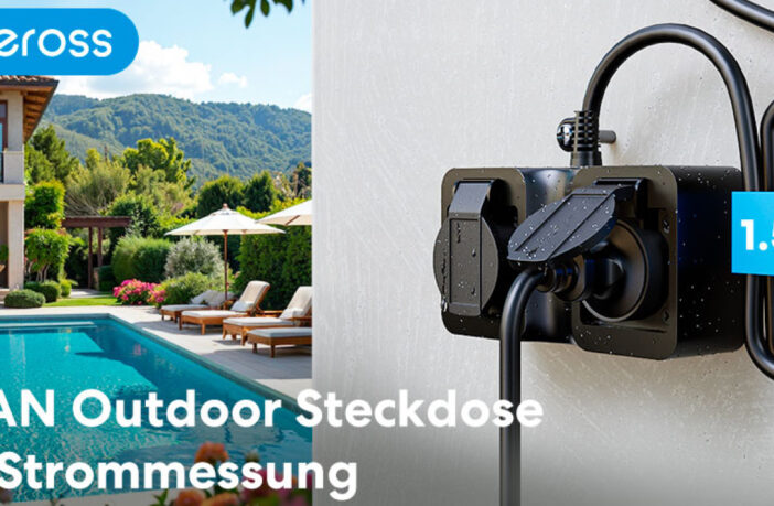 Meross Outdoor Doppelsteckdose