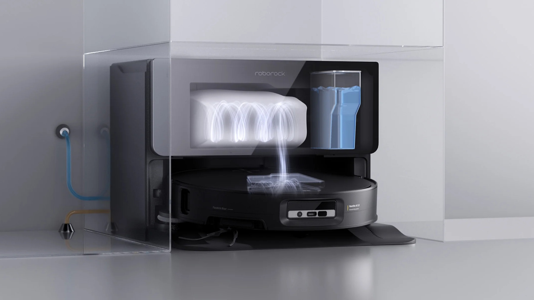 Roborock Saros 10 mit Wasseranschluss