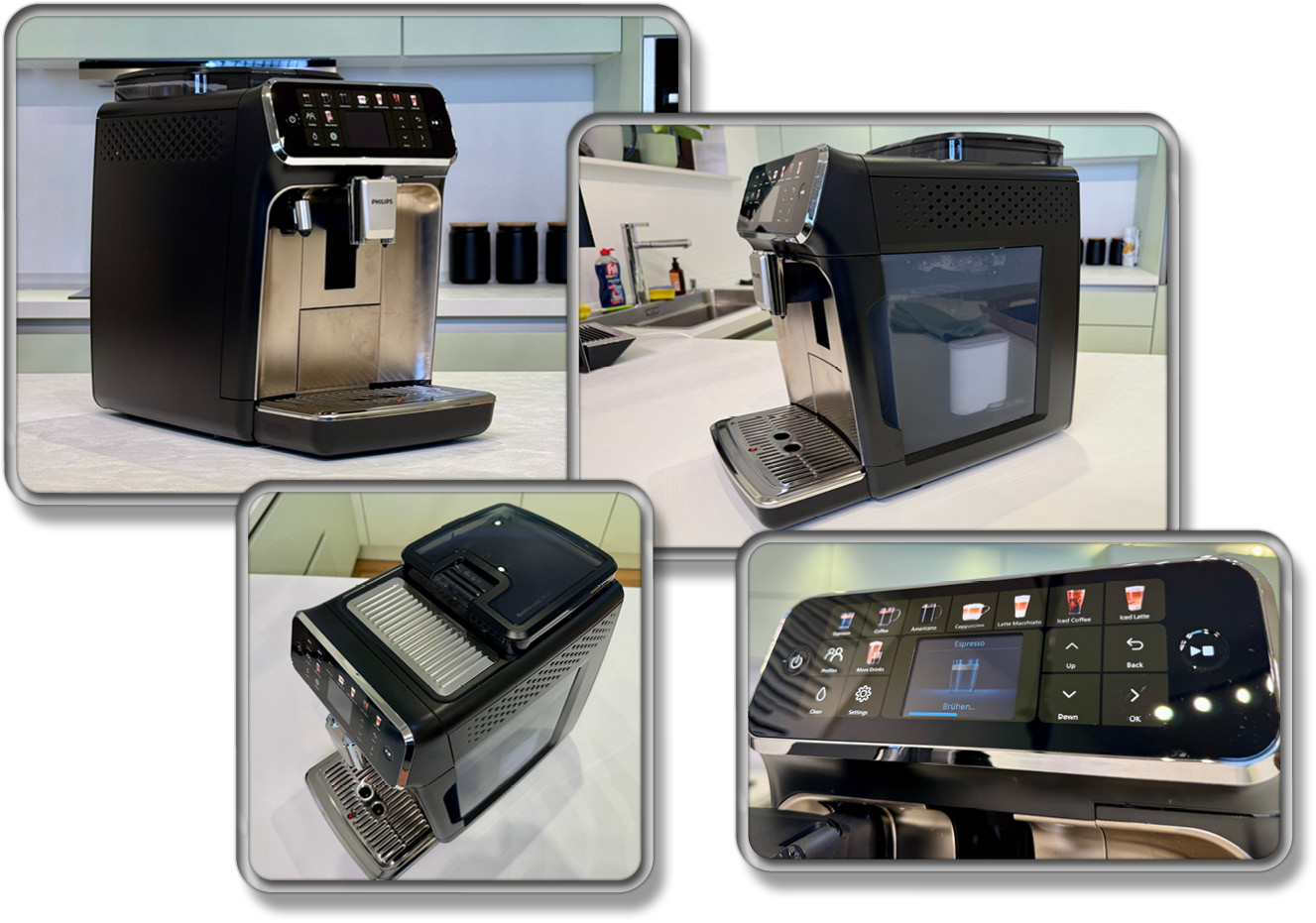 So sieht der Philips Series 5500 Kaffeevollautomat aus