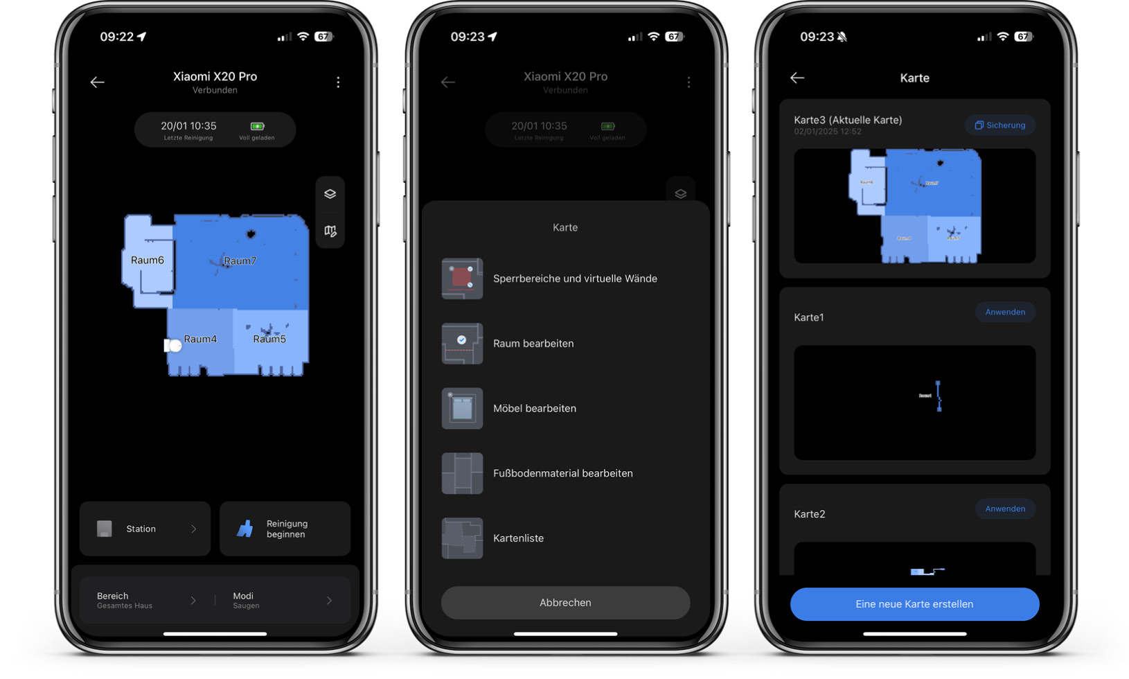 Xiaomi X20 Pro - App - Karte