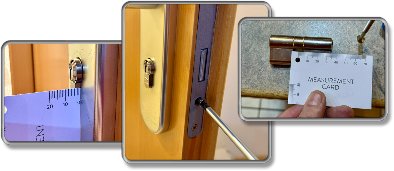 Zuerst wird der vorhandene Zylinder ausgemessen, dann ausgebaut