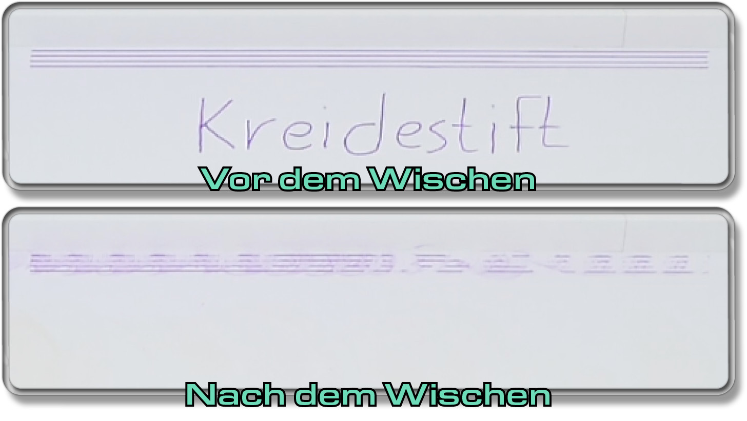 Auch die Randreinigung lässt zu Wünschen übrig, aber er erreicht zumindest alles