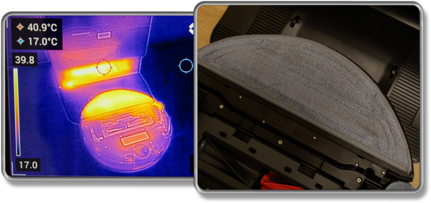 Das Wischtuch war nach der heißen Moppwäsche recht sauber