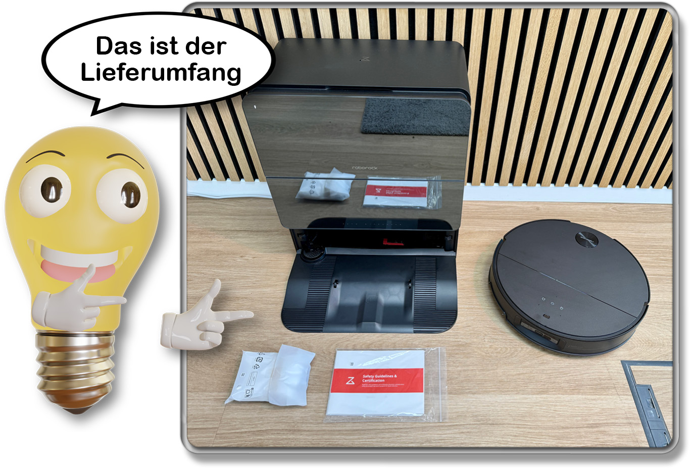 Das ist der Lieferumfang des Roborock Saros 10