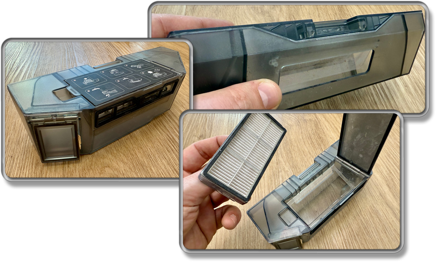 Das ist der Staubbehälter des Mova P50 Pro Ultra