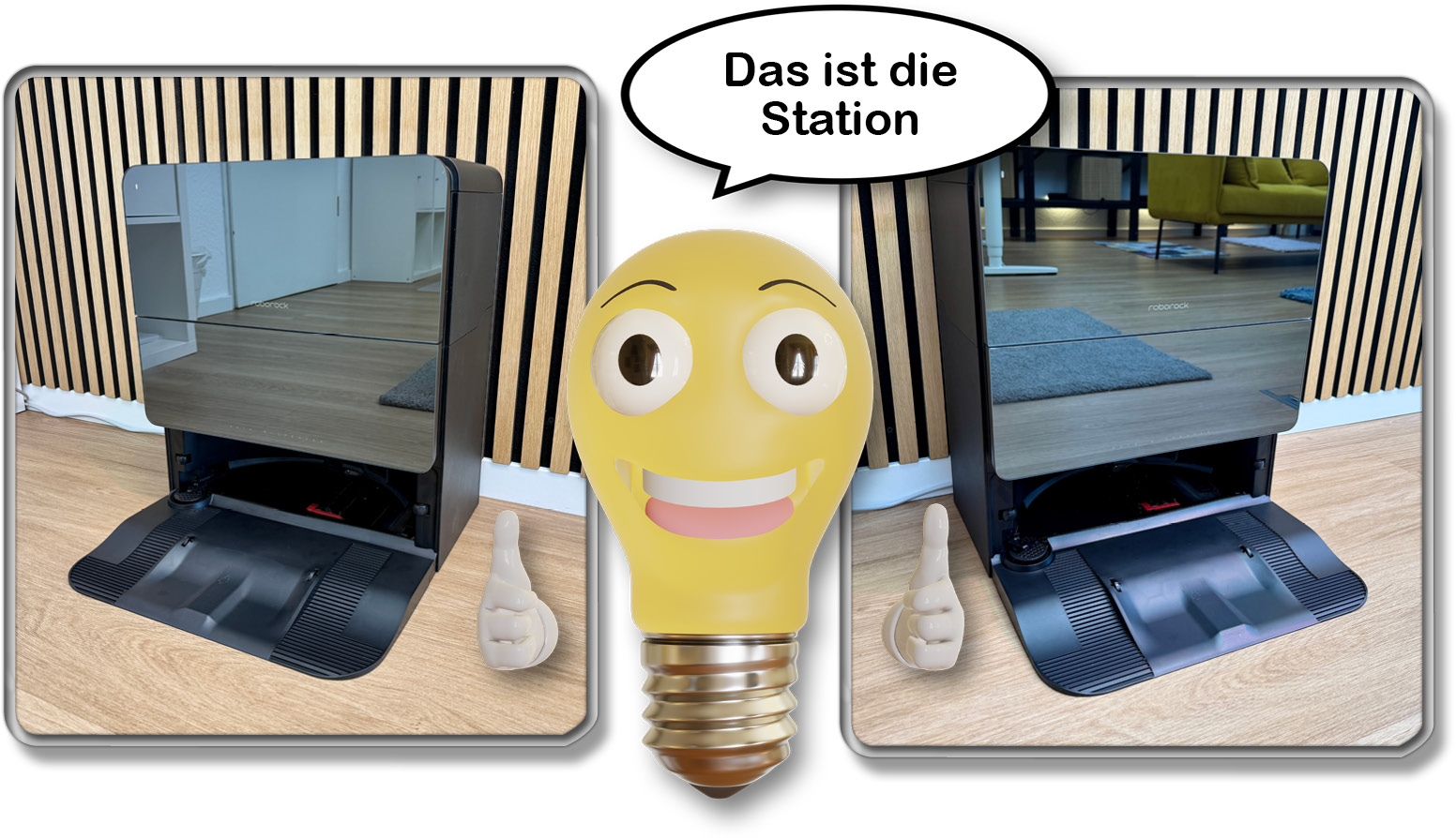 Das ist die Reinigungsstation des Roborock Saros 10