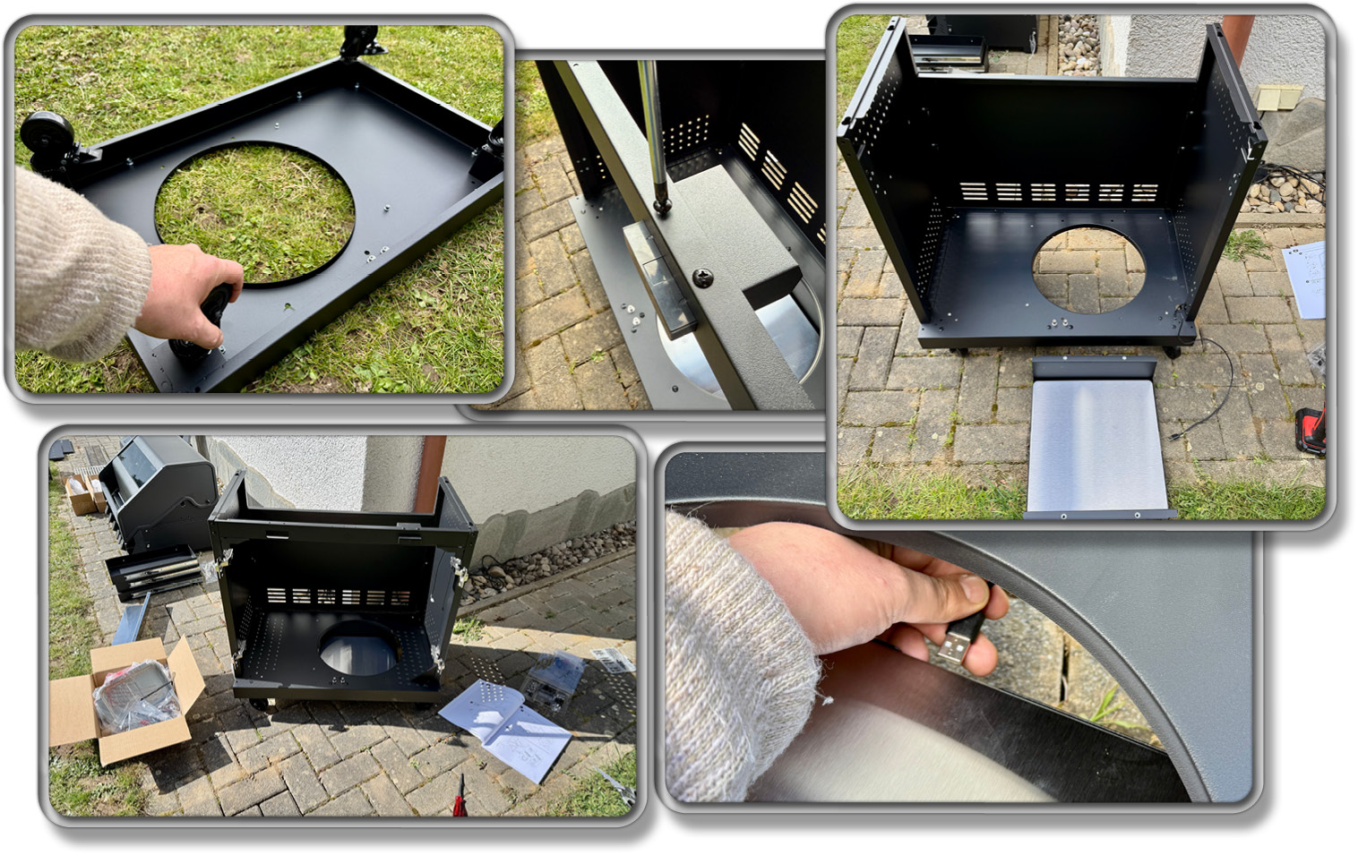 Der Aufbau des Unterschranks