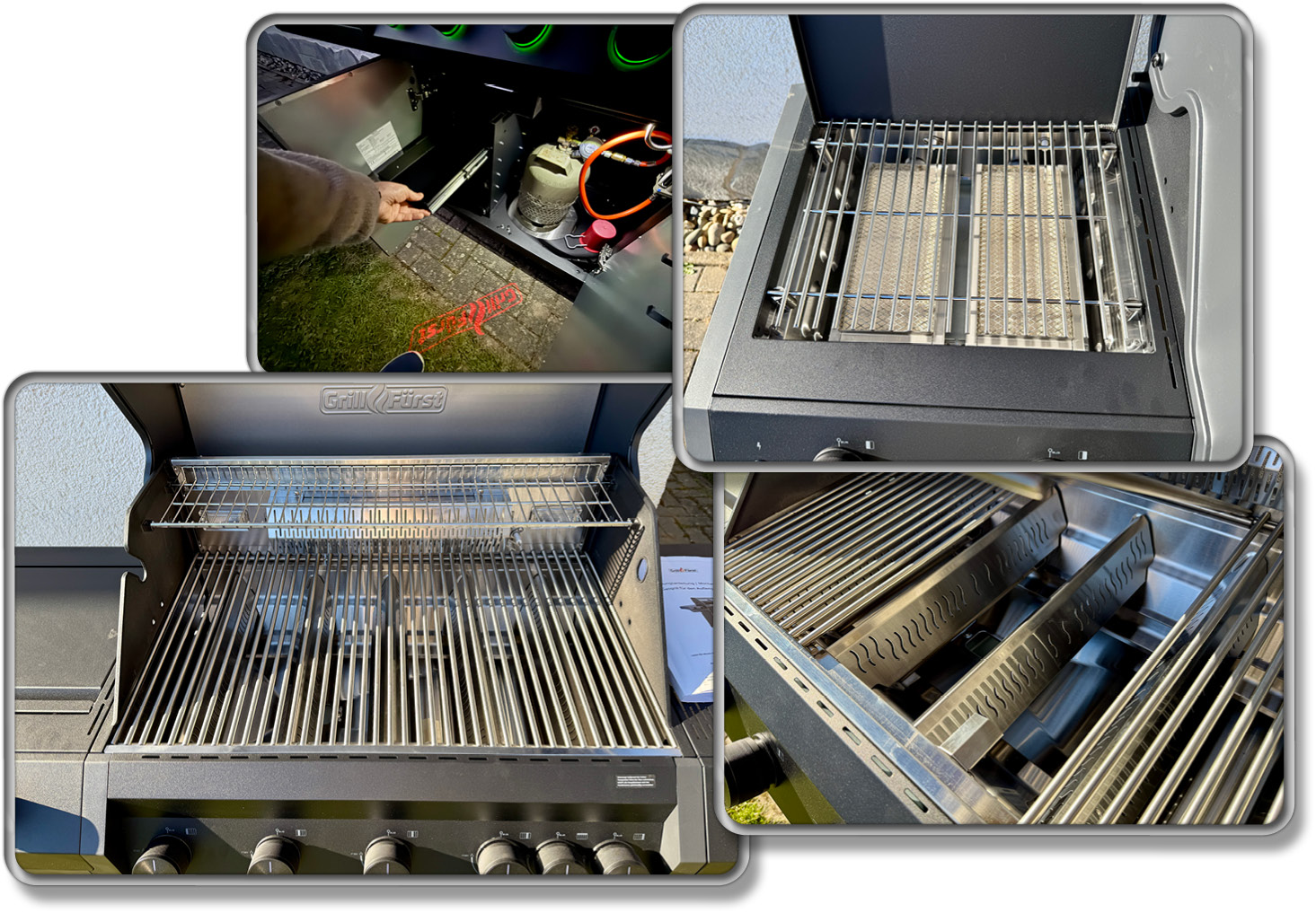 Der Grillfürst Independence verfügt über hochwertige Roste