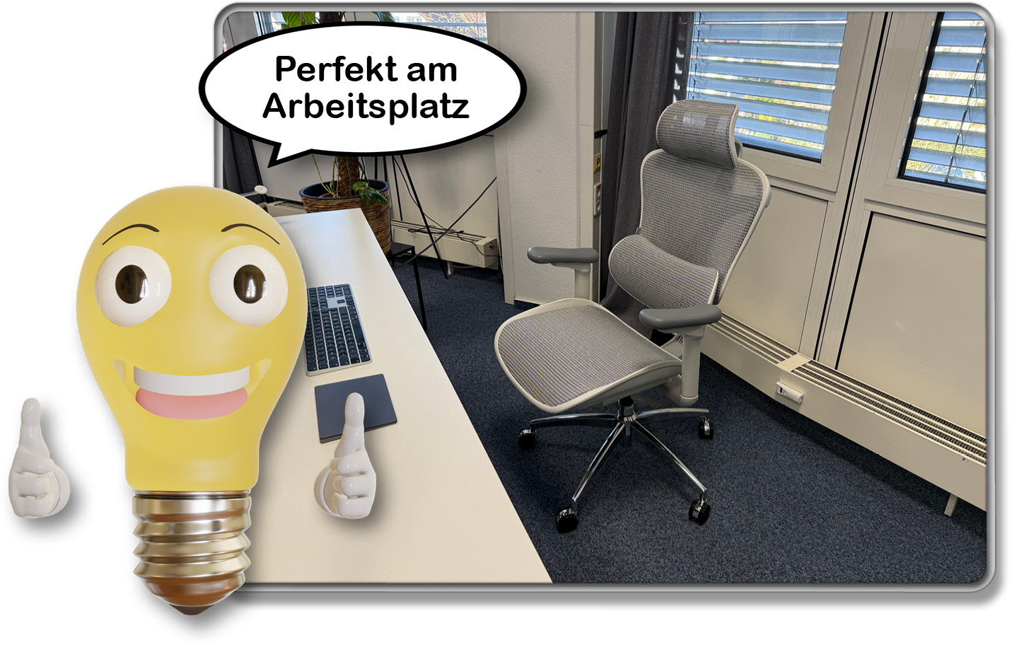 Der Sihoo Doro C300 Bürostuhl hat sich im Test bewährt und darf bei uns am Arbeitsplatz bleiben