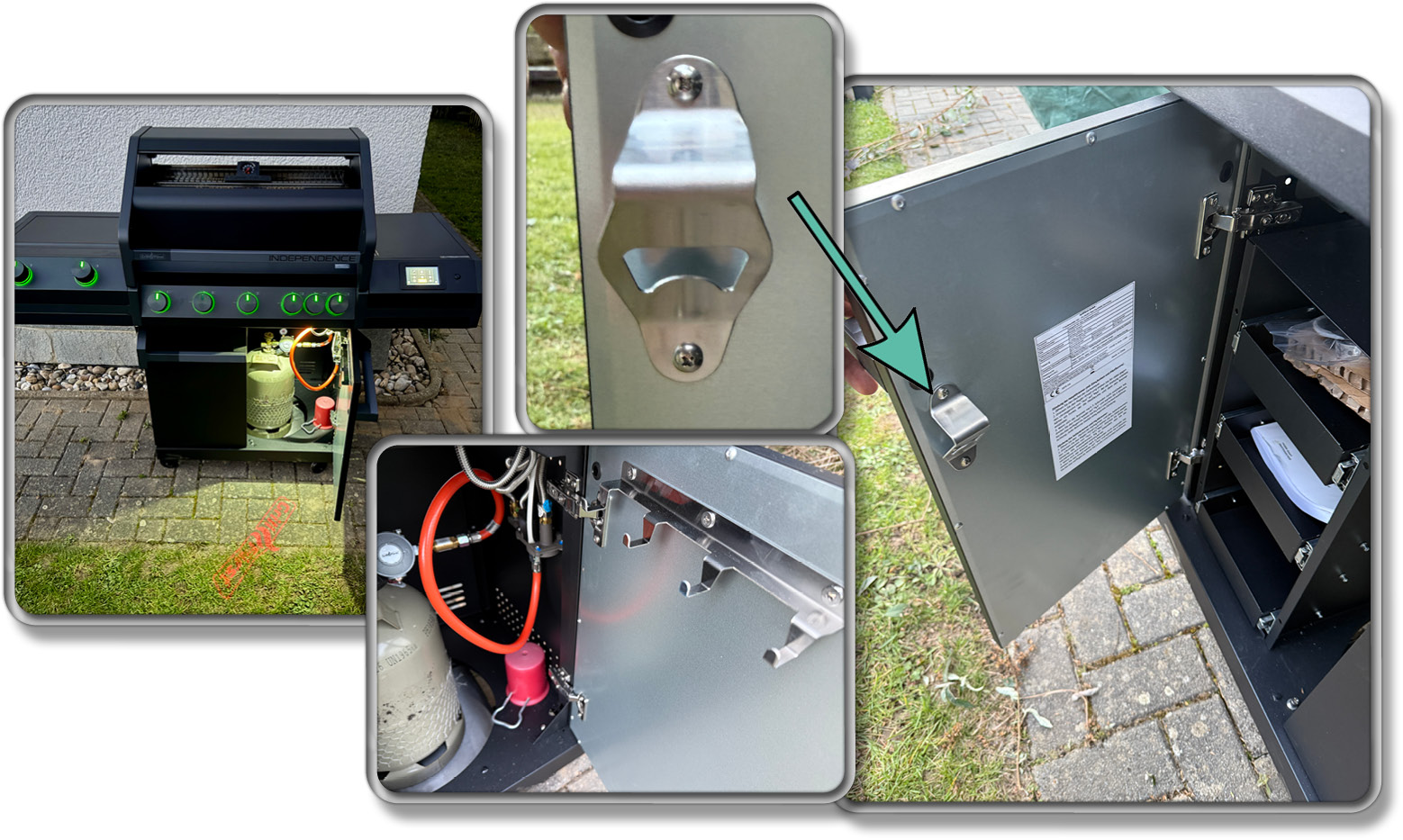 Der Unterbau des Grillfürst Independence ist unvergleichlich gut gelungen