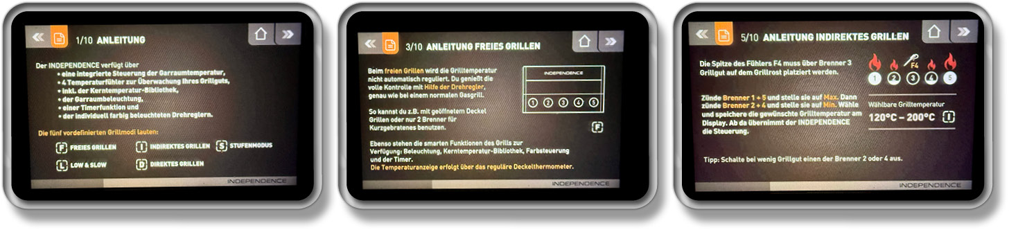 Eine detailliert beschriebene Anleitung bietet der Grillfürst Independence ebenso